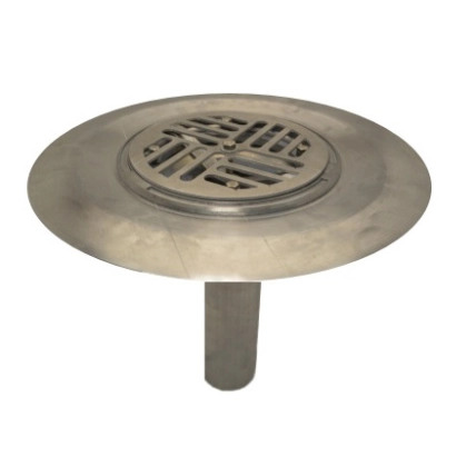 Menzies Clamp-Tite Aluminum Flat Top Drain with Bowl Product Image