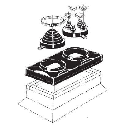 Double Pipe Portal with C-126 and C-212 Caps Product Image
