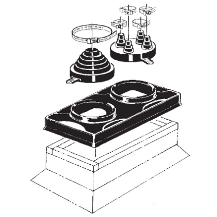 Double Pipe Portal with C-126 and C-412 Caps Product Image