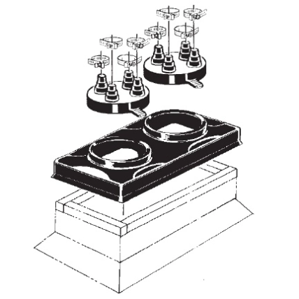  Double Pipe Portal with C-212 and C-481 Caps Product Image