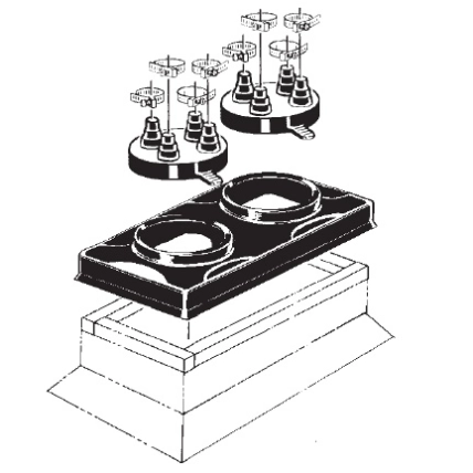 Double Pipe Portal with two C-212 Caps Product Image