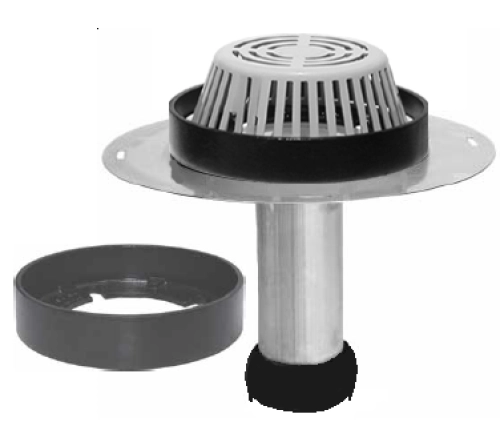 ReRoof Drain with Overflow Clamping Ring Product Image