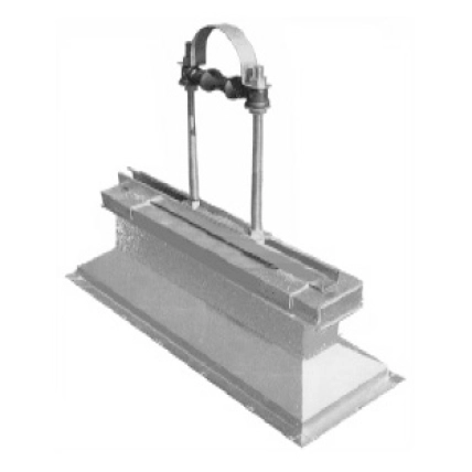 Pipe Mounting Pedestal with ER-4A Equipment Rail Product Image