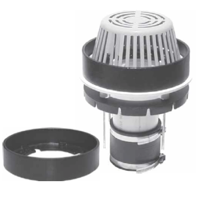 Plus Pack Roof Drain with Overflow Clamping Ring Product Image
